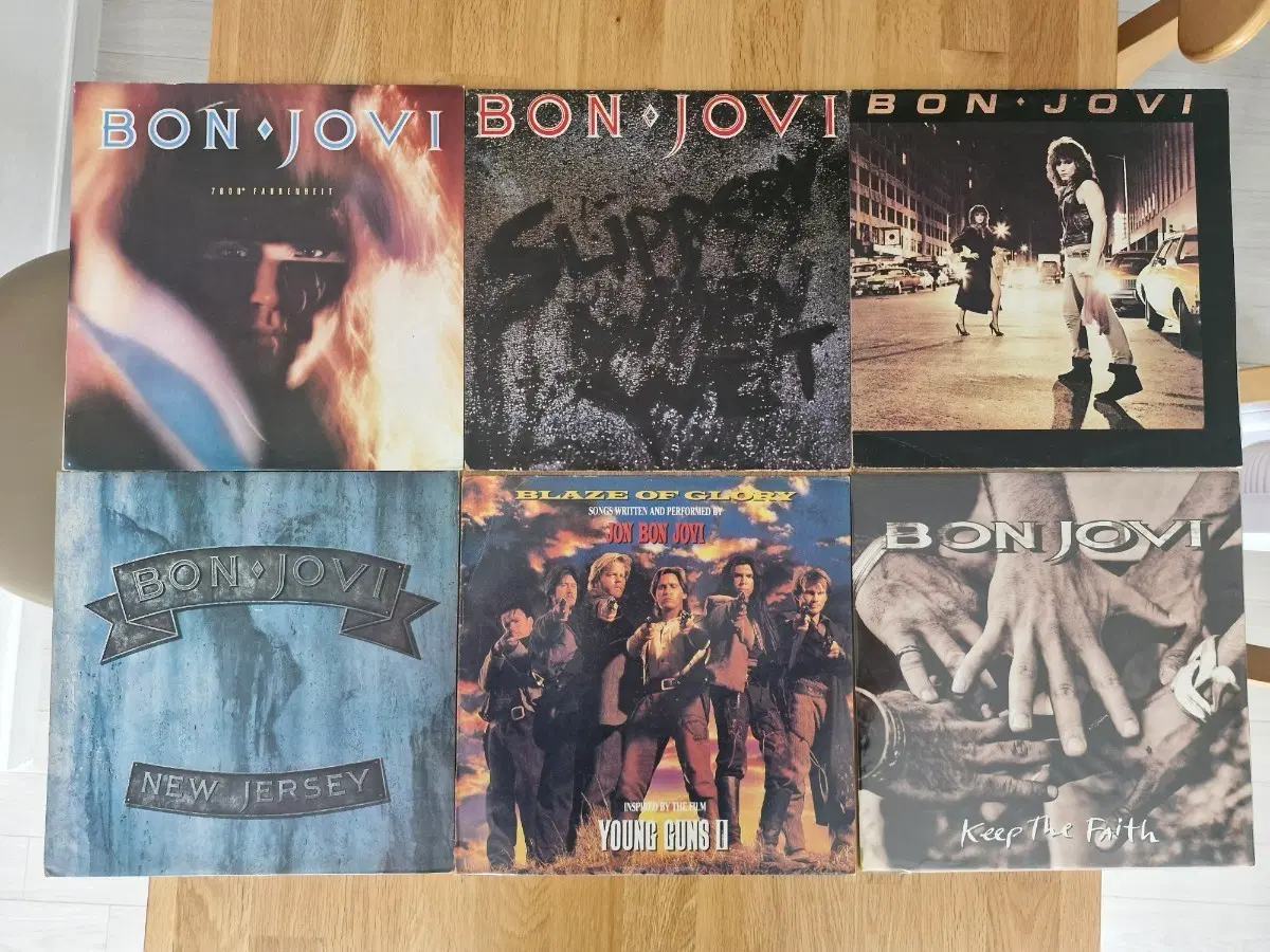 [B] Bon Jovi LP 6종 일괄