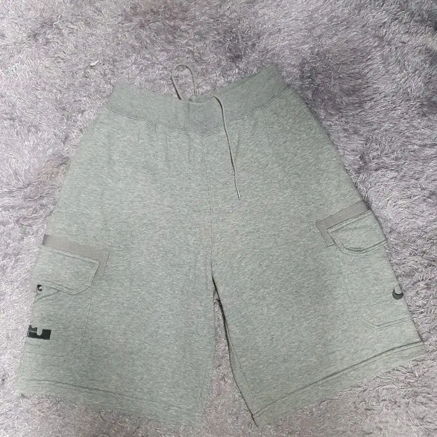 나이키 카고 반바지 르브론 프렌치테리 쇼츠 그레이 L