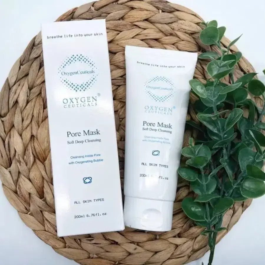 우체국당일발송 옥시젠슈티컬스 포어 마스크 200ml 피부과 에스테틱 트러블 약산성 순한 지성 건성 폼클렌징