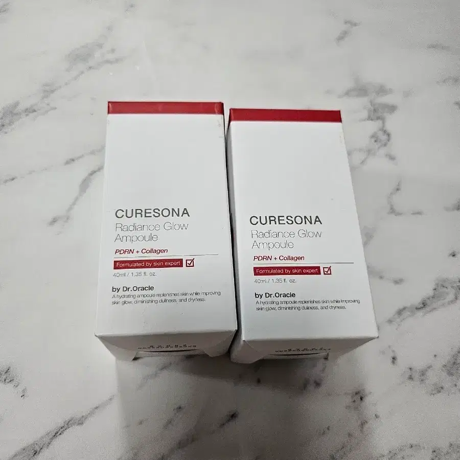 닥터오라클 큐어소나 래디언스 글로우 앰플 40 ml 2개