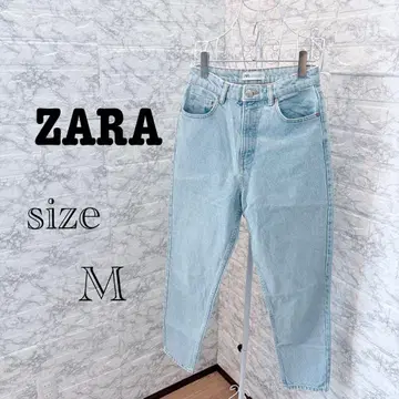[ s34 ] ZARA 스트레이트 데님 라이트 블루 M 사이즈 하자품