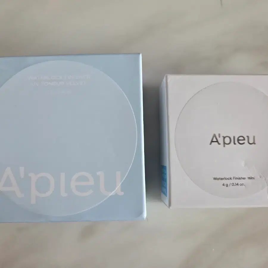 어퓨 워터락 피니셔 UV 톤업 벨벳 2종