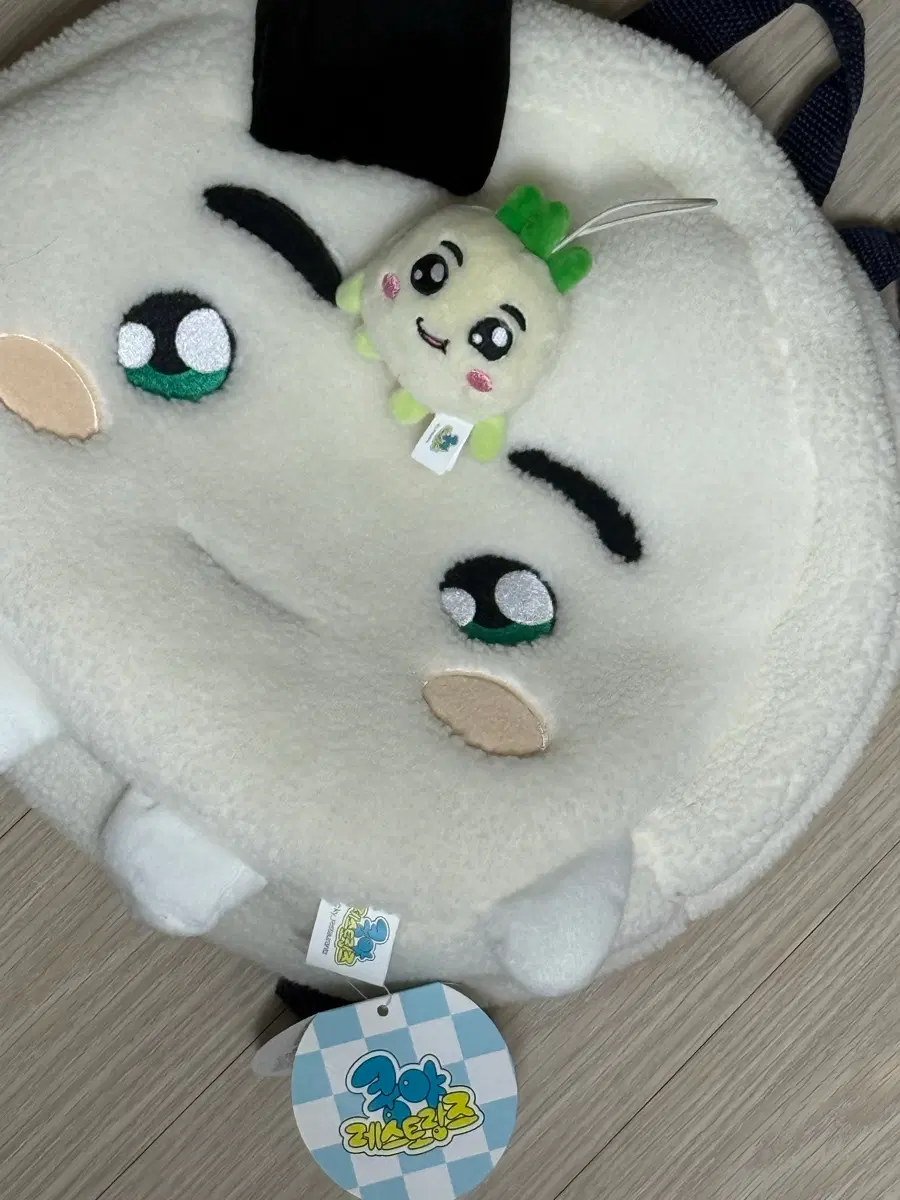 쿵야 레스토랑즈 주먹밥쿵야 가방 + 무시쿵야 인형 키링