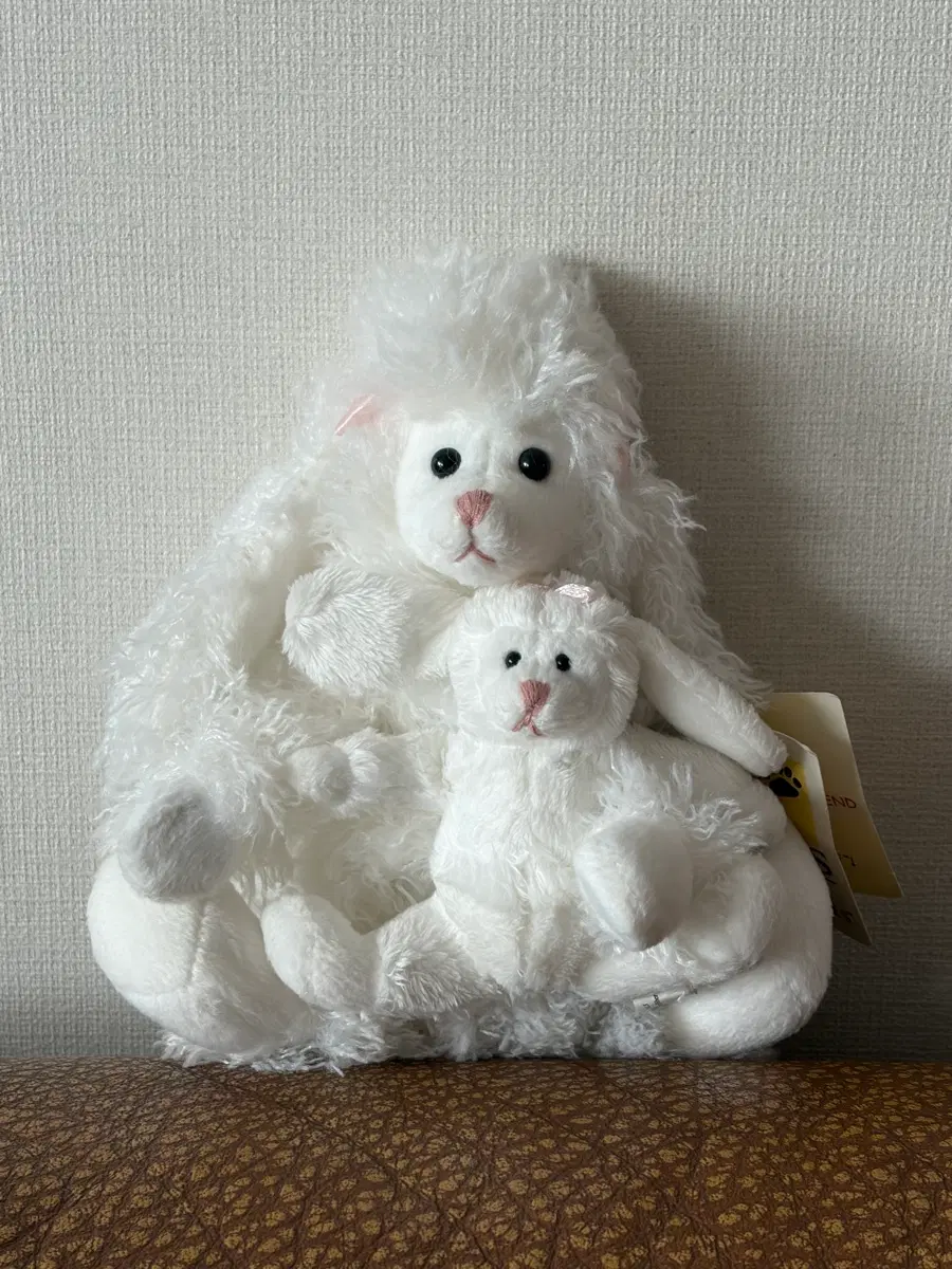 [고전] 레어 보이즈베어 강아지 푸들 커들 마미 베이비 인형
