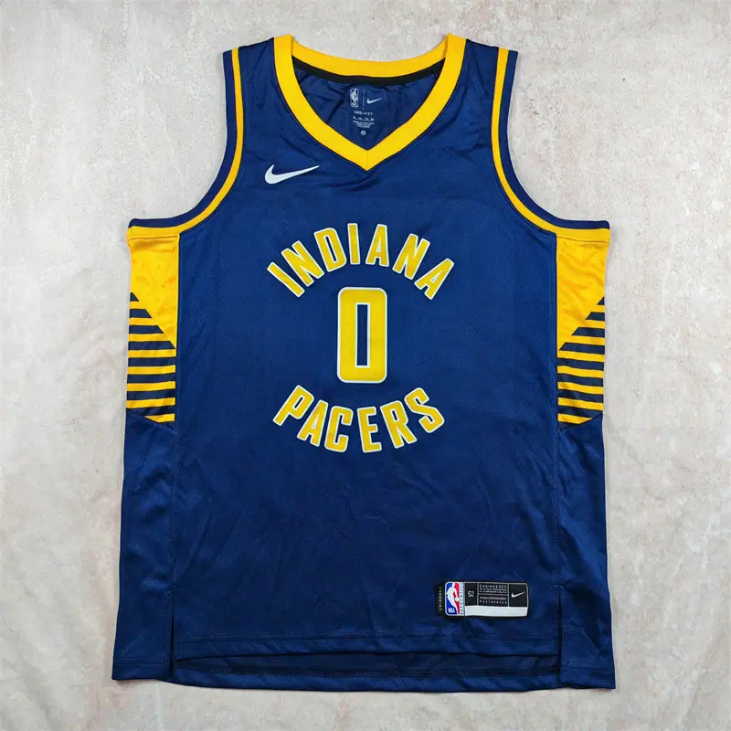 NBA 나이키 농구복 인디애나 페이서스 0번다크블루 핫팩 할리버튼