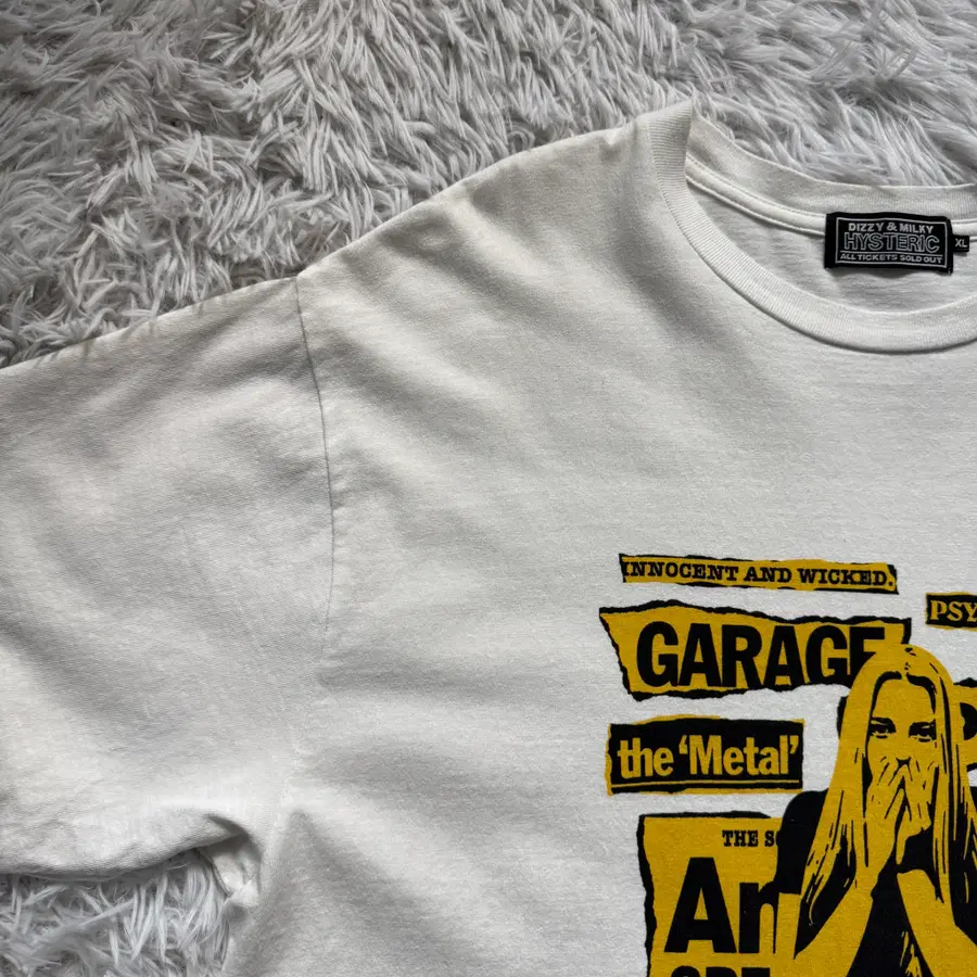 HYSTERIC GLAMOUR 일본빈티지 반팔 히스테릭글래머 반팔 XL 105