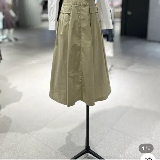 온앤온 셔츠 뷔스티에 원피스