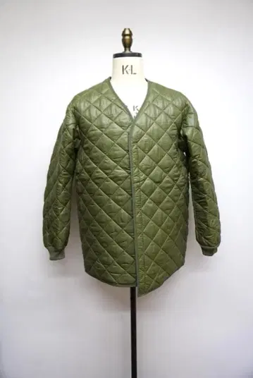 벨기에군 퀼팅 라이너 올리브 밀리터리 80S 미사용품
