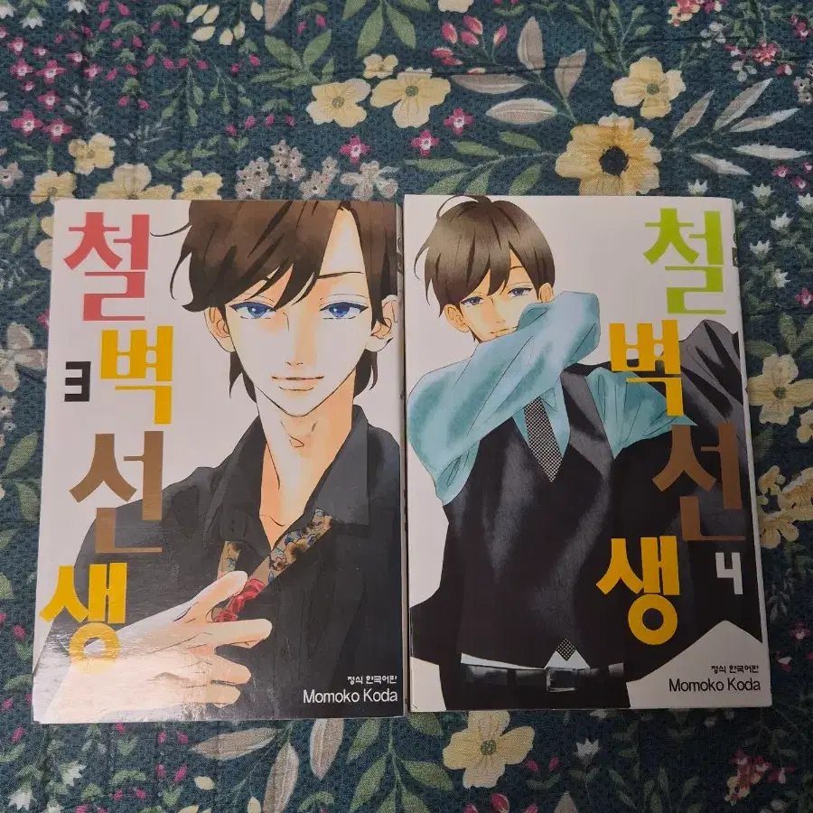코다 모모코 철벽선생 순정만화 책 3권, 4권