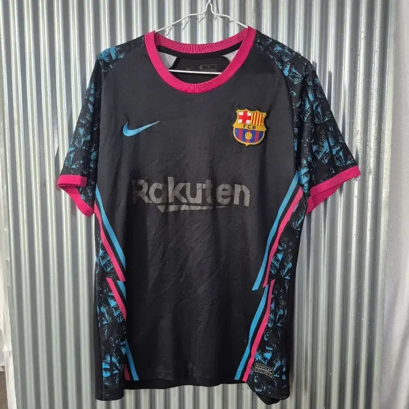 FC 바르셀로나 나이키 져지 블랙 핑크
