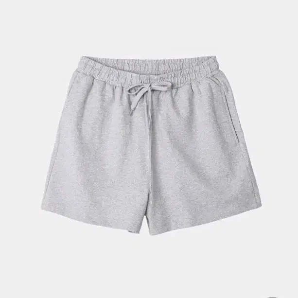 면 혼방 여성용 반바지 그레이