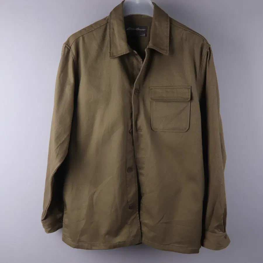 에디바우어(EDDIE BAUER) 캐주얼 셔츠 자켓 카키 (L)
