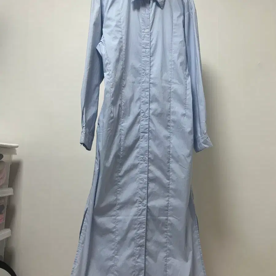 EGGKA Puff Sleeve Collar Tie Front Dress | Bunjang Global