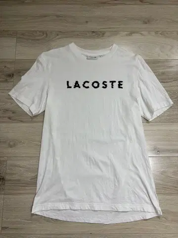 LACOSTE 라코스테 티셔츠 화이트 US L 사이즈