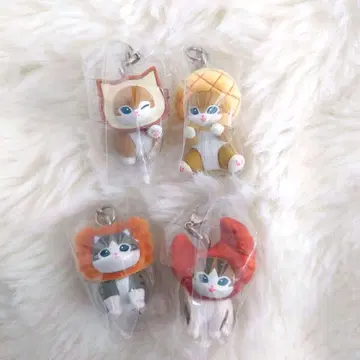 mofusand 메지루시 액세서리 베이커리 냥 4종 세트 미개봉
