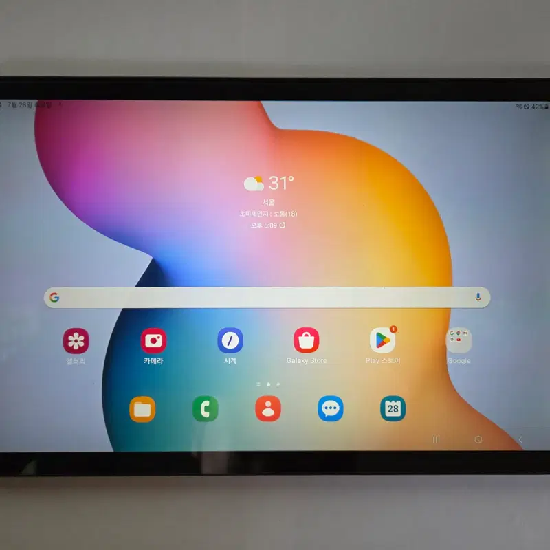 갤럭시 탭s6 라이트 (SM-P615N) 64G 셀룰러 팝니다.