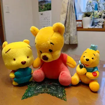곰돌이 푸 봉제 인형 3개 세트