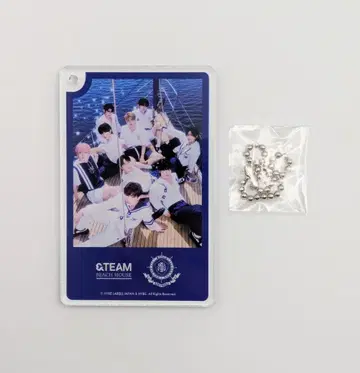 &TEAM &TEAM 비치 하우스 집합 아크릴 카드 키링