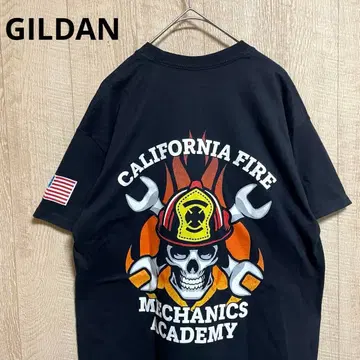 GILDAN 캘리포니아 파이어 티셔츠 M