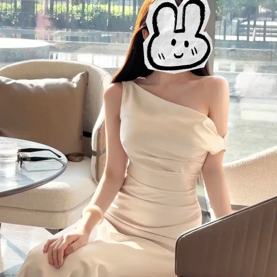 (새상품)돌잔치드레스 피로연드레스 셀프웨딩촬영 베이지L