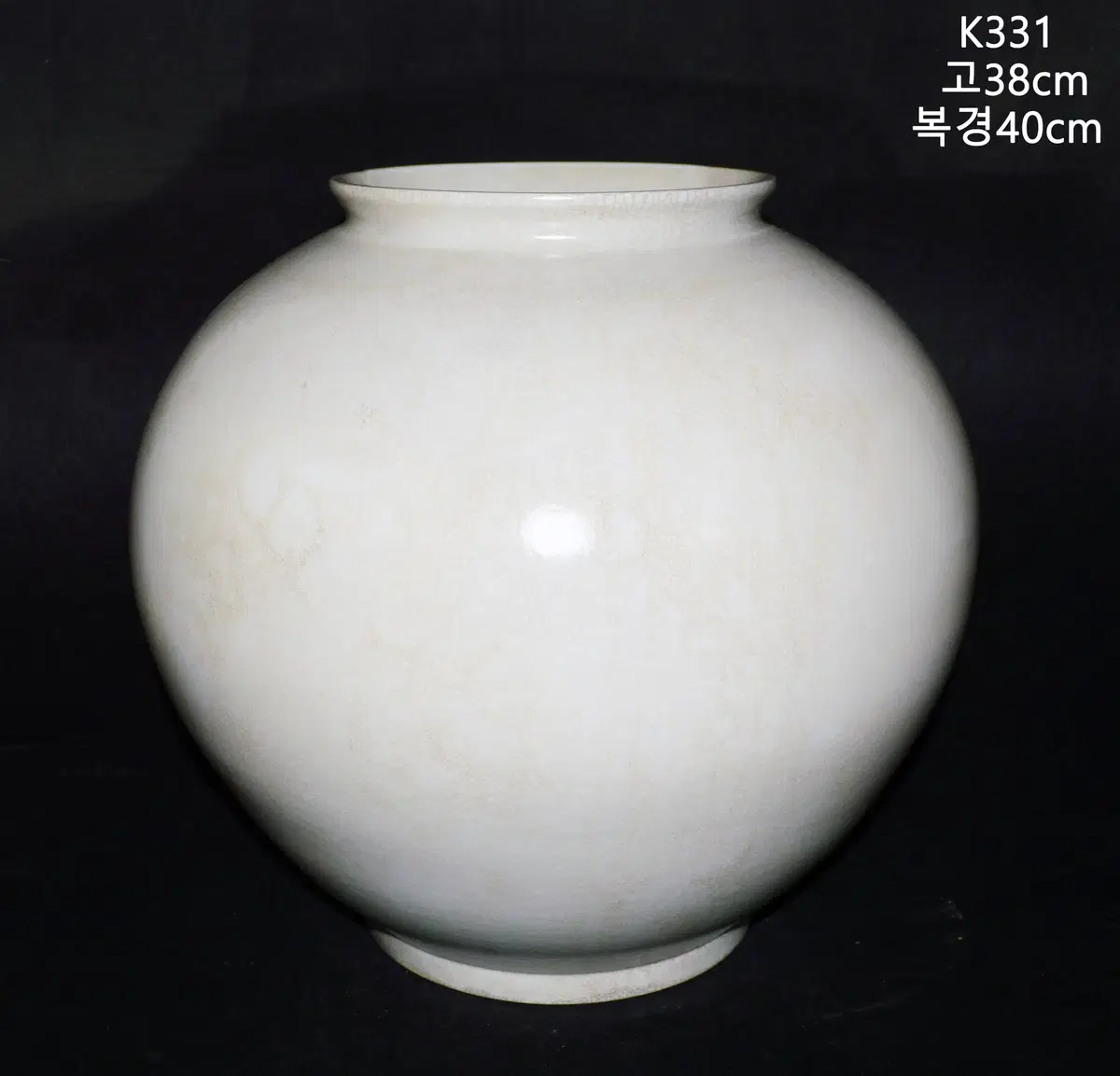 [일몽갤러리] 백자대호 달항아리 _ 희귀 대형 정품 (K331)