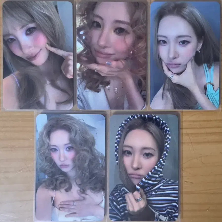선미 sunmi Forever July 공방포카 5장 일괄