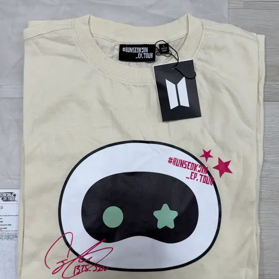 BTS 런석진 우떠 티셔츠