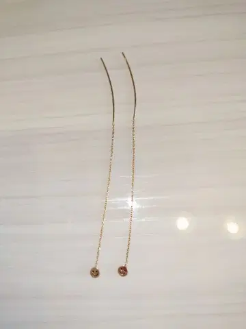 STAR JEWELRY 아메리칸 귀걸이 k10 x 다이아