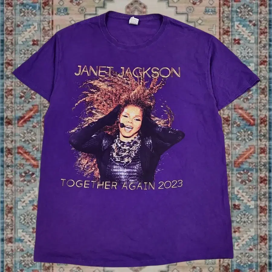 자넷 잭슨 Janet Jackson 투어 밴드 티셔츠 M