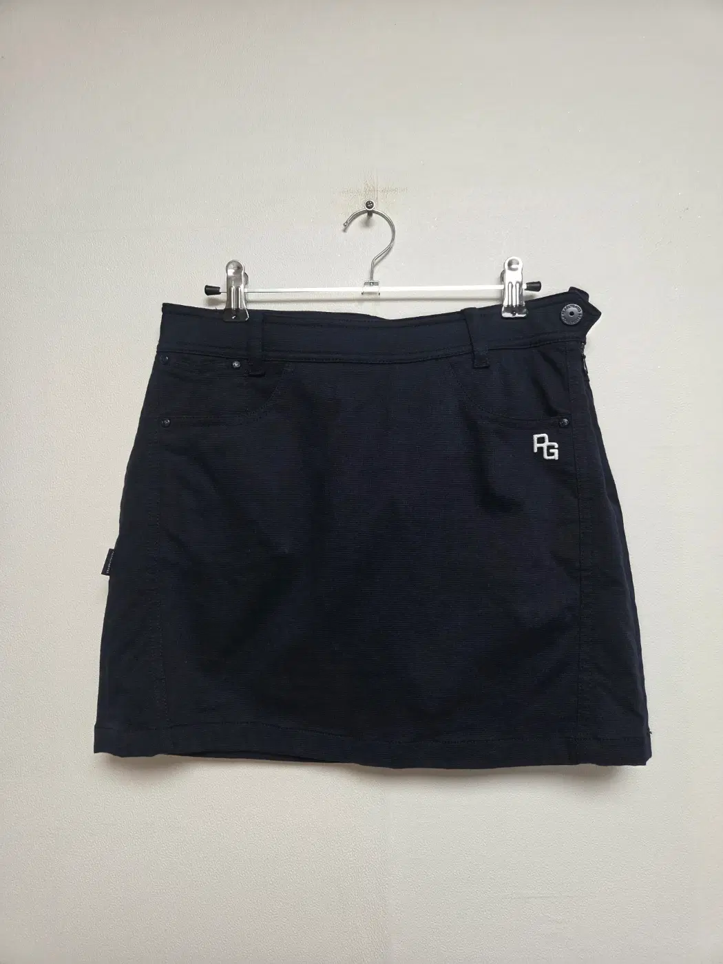 파리게이츠 여성 골프 자수 로고 스커트 네이비(XS) 260728_6
