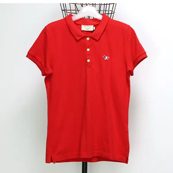메종키츠네 미사용 레드 티셔츠 XS 55 / 중고품 정품