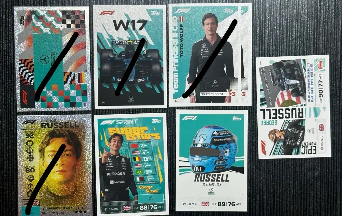 2026 F1 탑스 터보 어택 메르세데스 조지 러셀 / 토토 울프