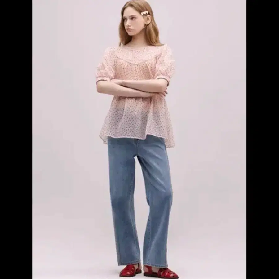 써스데이아일랜드 데님팬츠