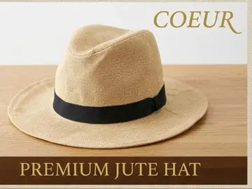 coeur 베이지 지정 외 섬유 (종이) 페도라 햇