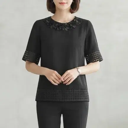 [66]아르떼 반팔 블라우스