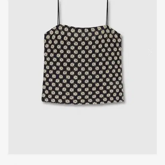얼바닉30 noir daisy tube top