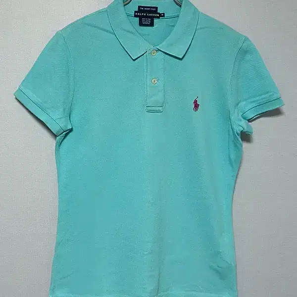 POLO 폴로 랄프로렌 여자 스키니 카라넥 반팔티 캐주얼 XS 85 44