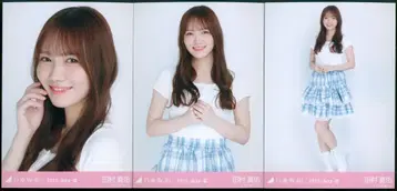 노기자카46 회장 한정판 브로마이드 타무라 마유 2025.July-III 프릴 미니 스커트 컴프