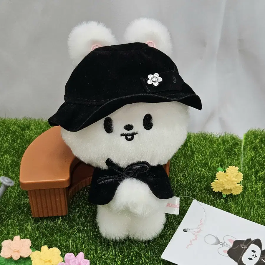 스키주 두잇 팝업 코스튬 마그넷 플러시 키링 리노 리빗