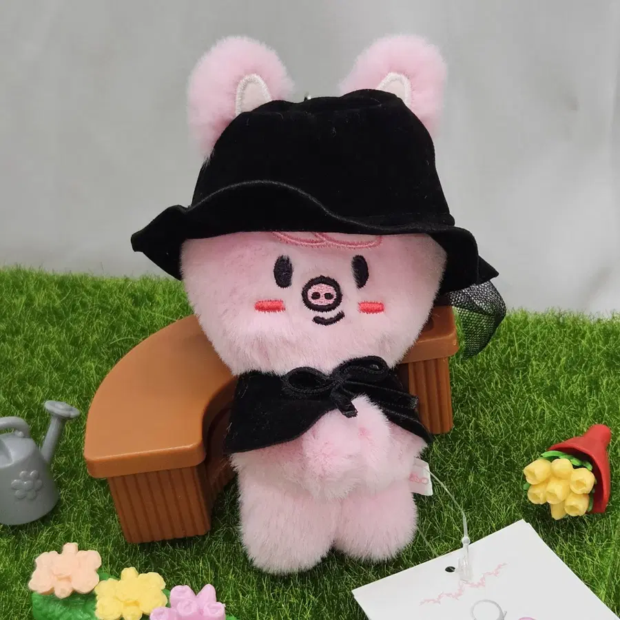 스키주 두잇 팝업 코스튬 마그넷 플러시 키링 창빈 돼끼