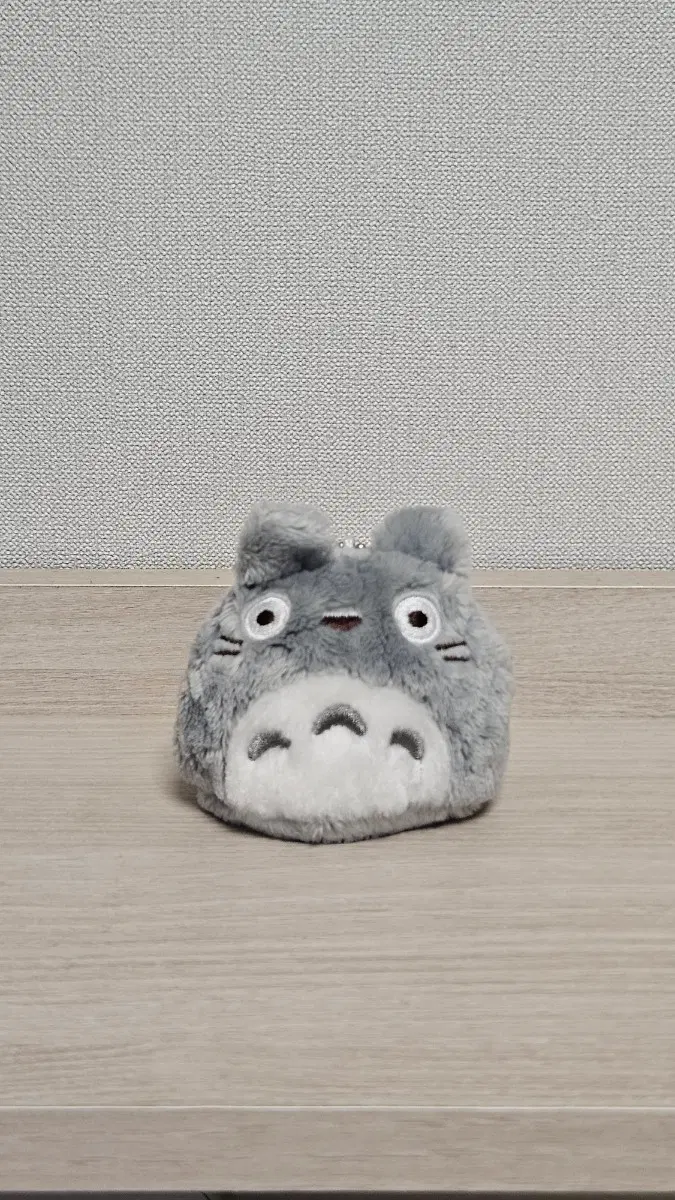 토토로 털복숭이 회색 키링인형