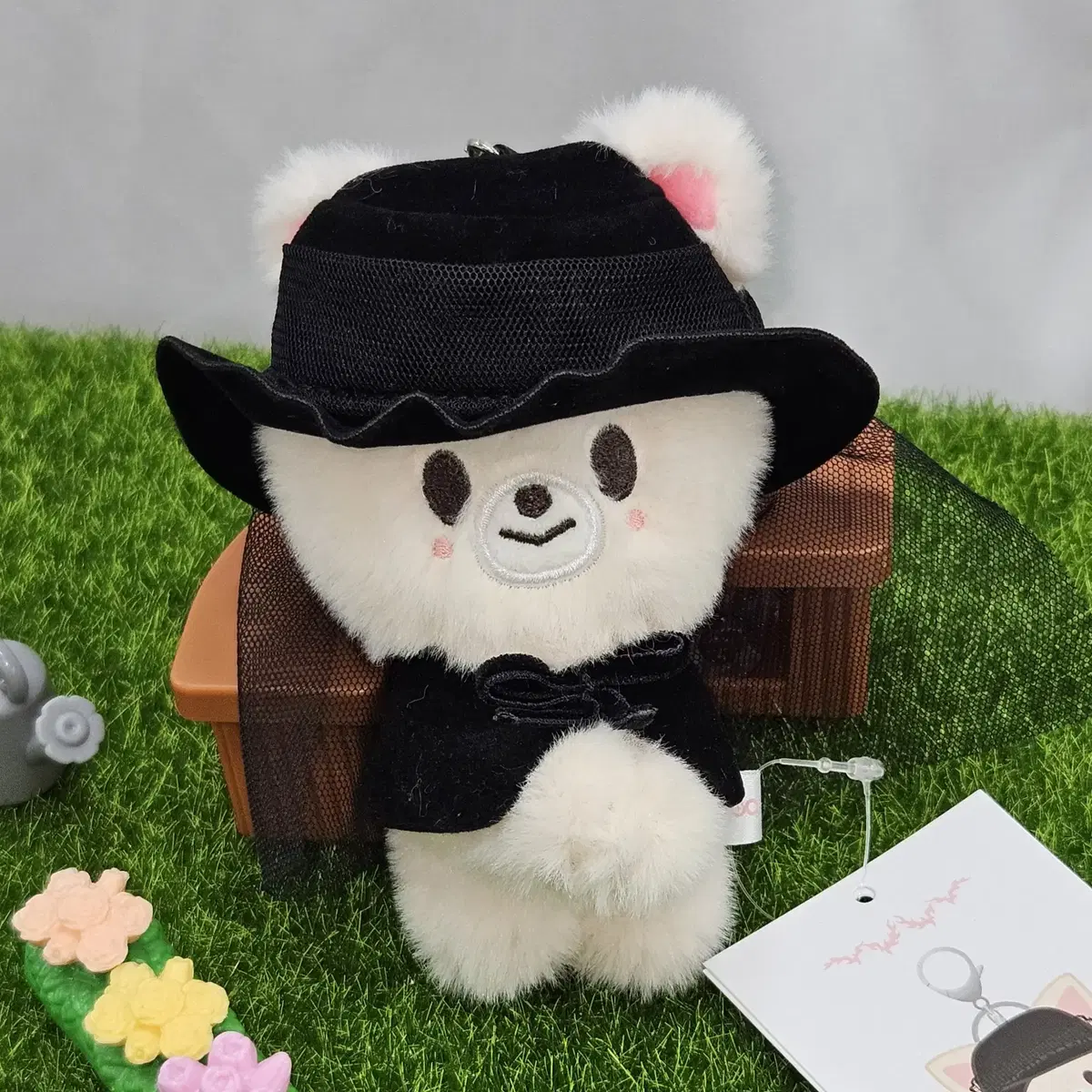 스키주 두잇 팝업 코스튬 마그넷 플러시 키링 아이엔 폭시니