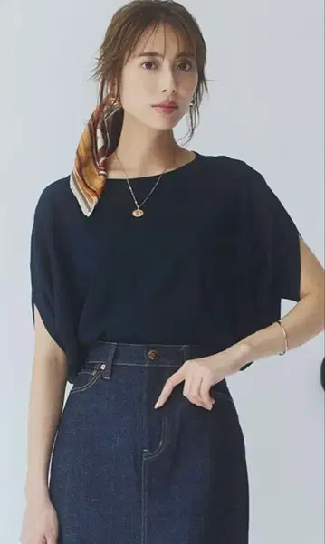 새상품 빅사이즈 23구 44 사이즈 네이비 반팔 티셔츠 워셔블