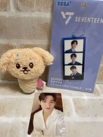 세븐틴 MINITEEN 도겸 문 봉제 인형 키링 아이스크림