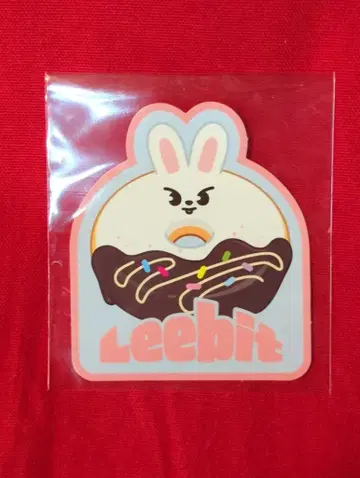 StrayKids 2025 SKZOO POPUP STORE LeeKnow 다이컷 스티커 F상 도넛