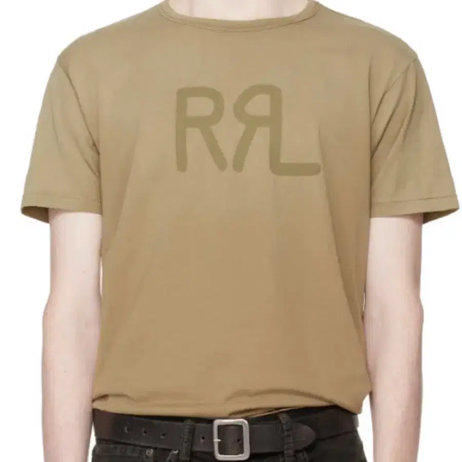 RRL 더블알엘 랄프로렌 카키 베이지 티셔츠 xxl 105