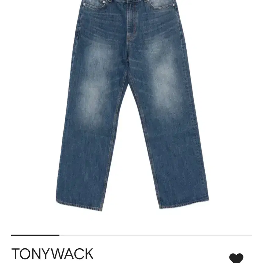 TONYWACK 루즈핏 데님진