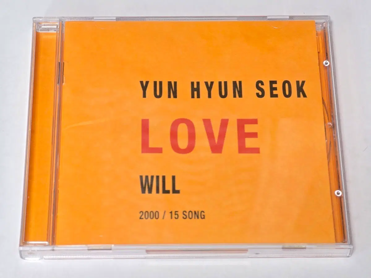 윤현석 1집 - LOVE / WILL (2000년 발매반)