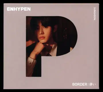 ENHYPEN 솔로 자켓반 SUNGHOON BORDER:덧없는 P