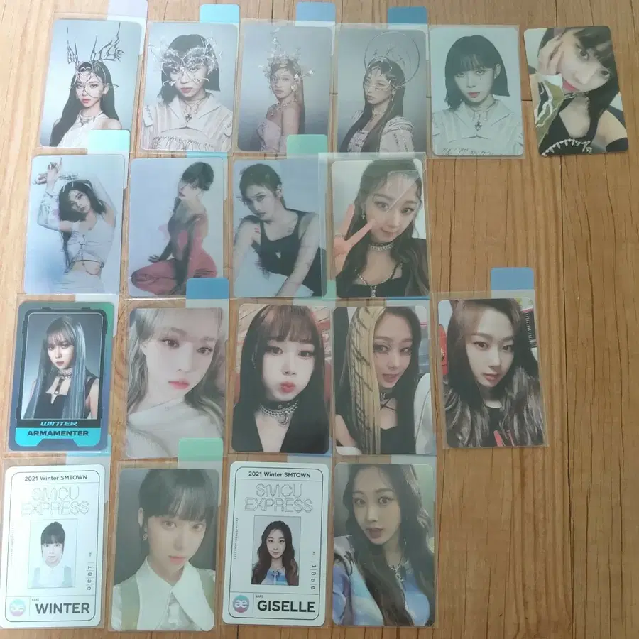 에스파 포토카드 일괄 양도 (36장 + 엽서)